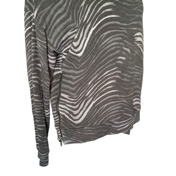 Rails Small Marlo Pullover Sweater Charcoal Watercolor Stripes Black Gray - Picture 7 of 11